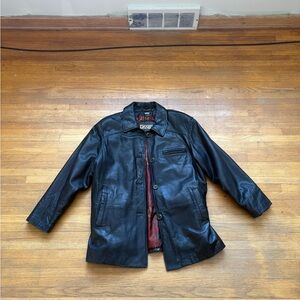 Vintage Danier Classic Black Leather Jacket